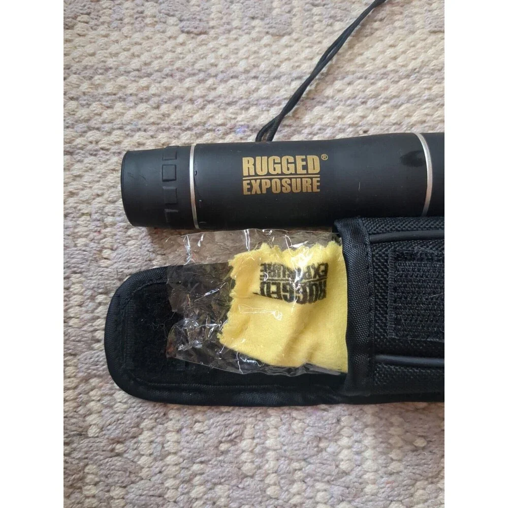 Rugged Exposure MB-1025 10x25mm Rubber Armored Precision Monocular Outdoors New